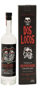 Dos Locos Reposado Cristalino bottle